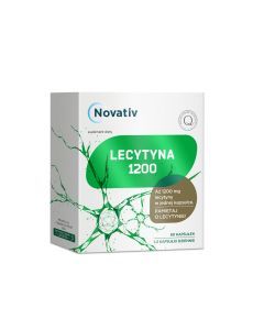 Novativ Lecytyna 1200, kapsułki, 60 sztuk