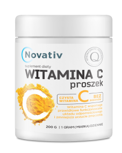 Novativ Witamina C, proszek, 200 g