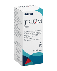 Trium Free, izotoniczny roztwór do oczu, 10 ml