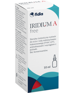 Iridium A Free, roztw.,izot.,sterylny, do oczu, 10 ml