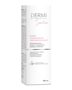 DERMI Sensitive krem łagodząco-regenerujący, 50 ml