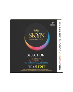 SKYN Selection+, zestaw prezerwatyw, 35 szt.