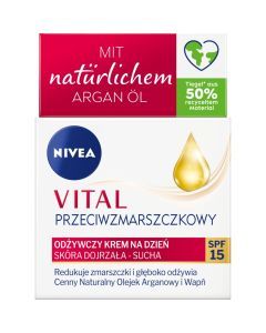 Nivea Vital, krem, p/zmarsz.,odzyw.,n/dzien, SPF15, 50 ml