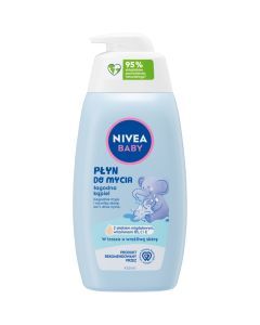 Nivea Baby, plyn, do mycia, lagodna kapiel, 450 ml