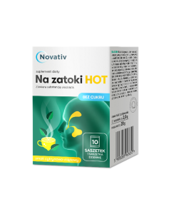 Novativ Na zatoki Hot, proszek, 10 saszetek