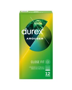 Durex Arouser, prezerwatywy prążkowane, 12 szt.
