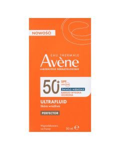 Avene Eau Thermale, fluid,b.wys.ochr,p/slon,kolor,F50+,50ml