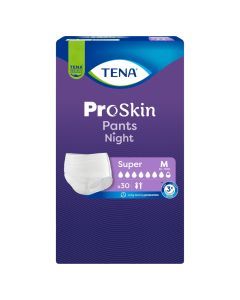 Tena Pants ProSkin Super Night, majtki chłonne, rozmiar M, 30 szt.