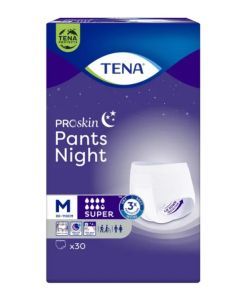 Tena Pants ProSkin Super Night, majtki chłonne, rozmiar M, 30 szt.