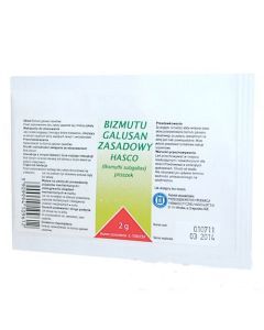 Bizmutu galusan zasadowy Hasco (Dermatol), proszek, 2 g