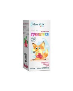 Novativ Kids Żurawinka, płyn, 120 ml