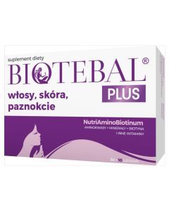 Biotebal PLUS wlosy, skora, paznokcie, tabl.,40szt(30+10szt)