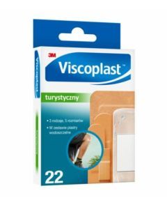 Viscoplast, Zestaw Turystyczny, plastry z opatrunkiem, 22 szt.