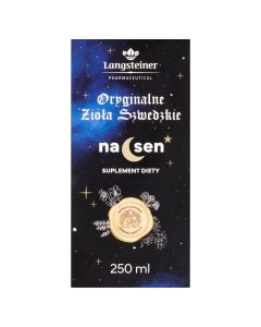 Oryginalne Zioła Szwedzkie na sen, płyn, 250 ml