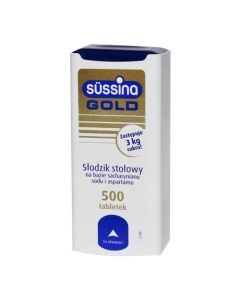 Sussina Gold, tabl.,slodzik, 500 szt