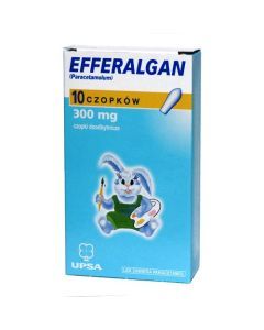 Efferalgan, 300 mg, czopki, 10 szt.