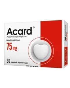 Acard, 75 mg, tabletki dojelitowe, 30 szt.