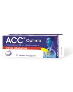 ACC Optima, 600 mg, tabletki musujące, 10 szt.