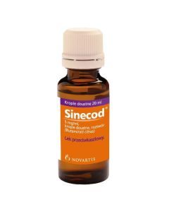 Sinecod, 5 mg/ml, krople doustne, 20 ml