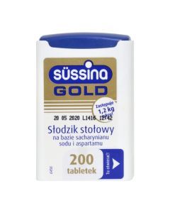 Sussina Gold, tabl.,slodzik, 200 szt