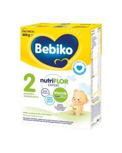 Bebiko 2 NUTRIflor Expert, mleko następne dla niemowląt, 6 m+, 600 g