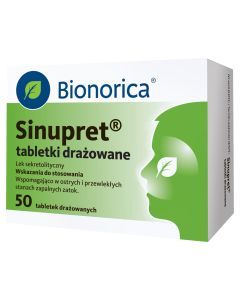 Sinupret, tabletki drażowane, 50 szt.