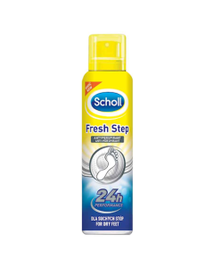 Scholl Fresh Step, dezodorant antyperspirant do stóp, 150 ml