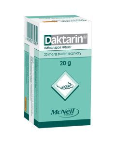 Daktarin, puder leczniczy, (20 mg/g), 20 g