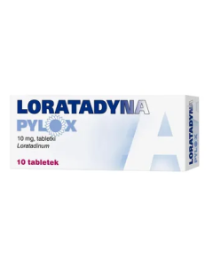 Loratadyna Pylox, 10 mg, tabletki, 10 szt.