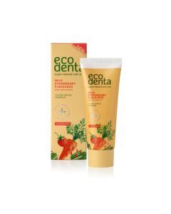 EcodentaWild, Pasta Do Zębów Dla Dzieci O Smaku Truskawkowym, 75 ml