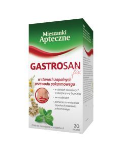 Gastrosan fix, zioła do zaparzania w saszetkach, 2 g, 20 szt.