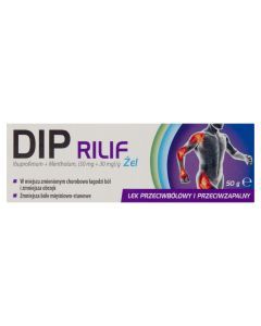 Dip Rilif, (50 mg+30 mg)/g, żel, 50 g