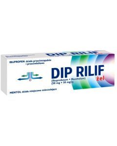 Dip Rilif, (50 mg+30 mg)/g, żel, 50 g