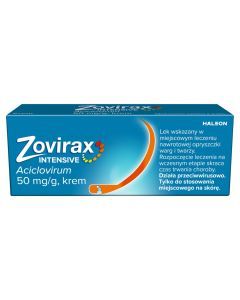Zovirax Intensive, 50 mg / g, krem, 2 g