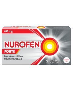 Nurofen Forte, 400 mg, tabletki powlekane, 12 szt.