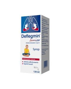 Deflegmin Junior, syrop, (15 mg/5 ml), 120 ml