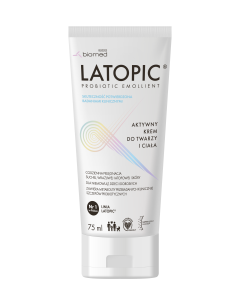 Latopic, aktywny krem do twarzy i ciała, 75 ml