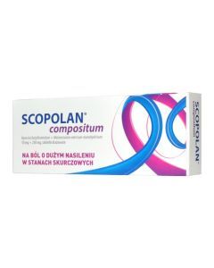 Scopolan compositum, 10 mg+250 mg, tabletki powlekane, 10 szt.