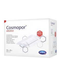 Cosmopor Advance, opatrunki do silnie sączących się ran, 10 cm x 8 cm, 25 szt.