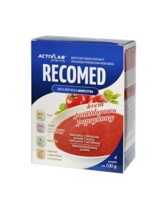 Recomed Protein Krem pomidorowo-paprykowy, proszek, saszetki, 100 g, 4 szt.