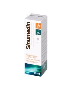 Sinumedin, (1,5 mg + 2,5 mg)/ml, aerozol do nosa, 15 ml