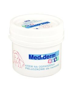 Mediderm Baby, krem na odparzenia pieluszkowe dla niemowląt, 125 g