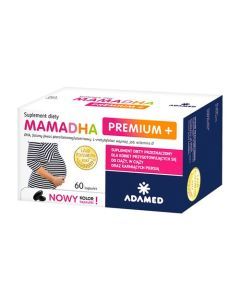 MamaDHA Premium+, kapsułki, 60 szt.