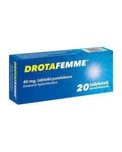 Drotafemme, 40 mg, tabletki powlekane, 20 szt.