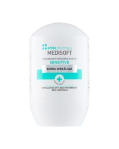 Anida Medisoft Sensitive, dezodorant mineralny, roll-on, 50 ml