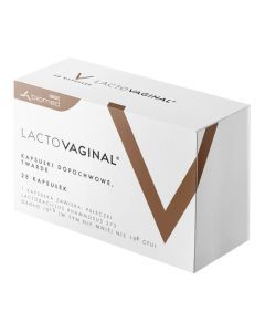 Lactovaginal, kapsułki dopochwowe, twarde, 28 szt.
