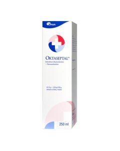 Oktaseptal, (0,10 g+2,00 g)/100 g, aerozol na skórę, 250 ml