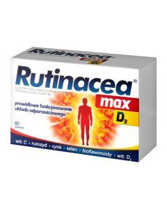 Rutinacea max D3, tabletki, 60 szt.