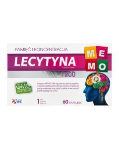 Lecytyna Memo 1200, kapsułki, 60 szt.