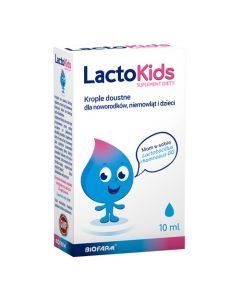 Lacto Kids, krople, doustne, 10 ml